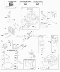 Camshaft Crankshaft Cylinder Engine Sump Lubrication Piston Group Valves Diagram and Parts List for 128T02-1337-B1  Briggs and Stratton Engine